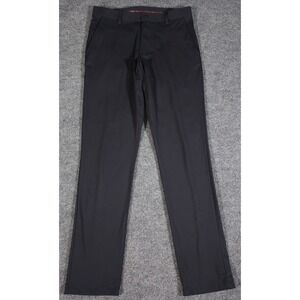 Rhone Commuter Pants Men 32x32 Black Slim Tech Golf Chino 100036